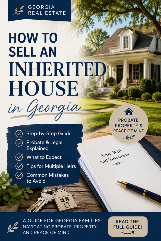 a guide for Georgia families on how to sell an inherited house